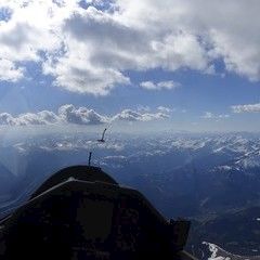 Flugwegposition um 13:37:20: Aufgenommen in der Nähe von Gemeinde Flachau, Österreich in 2998 Meter